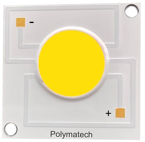 Polymatech chip-on-board LED emitter on the common 30 mm platform